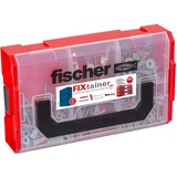 fischer FIXtainer - DUOLINE plug Lichtgrijs/rood