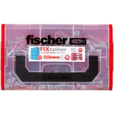 fischer FIXtainer - DUOPOWER plug Lichtgrijs/rood, 210 delig