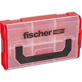 fischer FIXtainer box opbergdoos Rood/transparant