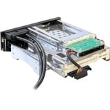 DeLOCK 5.25" Wisselframe voor 1 x 2.5 + 1 x 3.5 SATA Zwart, 2x USB 3.0