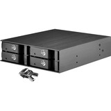 SilverStone FS204 wisselframe Zwart