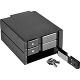 SilverStone FS303 wisselframe Zwart