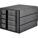 SilverStone FS304 wisselframe Zwart
