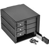 SilverStone FS304 wisselframe Zwart