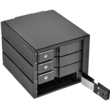 SilverStone FS304 wisselframe Zwart