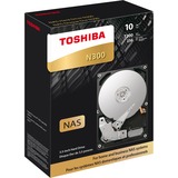 Toshiba N300, 10 TB harde schijf SATA/600, 24/7, HDWG11AEZSTA, Retail