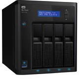 WD My Cloud Pro PR4100, 40 TB nas Zwart, WDBNFA0400KBK, 2x LAN, USB 3.0