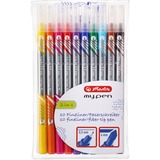 Herlitz Fineliner my.pen Etui 10 kleuren schrijfwaren 