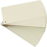 Herlitz Tussenblad tabbladen Crème, 100 Stk.