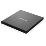 Verbatim Externe slanke Ultra HD 4K-Blu-ray-brander externe blu-ray-brander Zwart, USB-C 3.2 (5 Gbit/s)