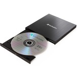 Verbatim Externe slanke Ultra HD 4K-Blu-ray-brander externe blu-ray-brander Zwart, USB-C 3.2 (5 Gbit/s)