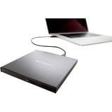 Verbatim Externe slanke Ultra HD 4K-Blu-ray-brander externe blu-ray-brander Zwart, USB-C 3.2 (5 Gbit/s)