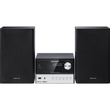 Grundig Grun CMS 2000 BT bk/sr compact systeem Zilver/zwart