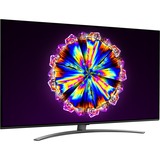 LG 49NANO816NA NanoCell TV Zwart/zilver, 4x HDMI, 3x USB, Optisch, Bluetooth, LAN, WLAN, HDR