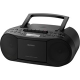 Sony CFD-S70B Cd/cassette-boombox met radio cd-speler Zwart, Radio, CD, cassette