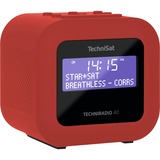 TechniSat TECHNIRADIO 40 radiowekker Rood, DAB+