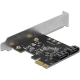 DeLOCK 2-poorts SATA PCI Express Card adapter 