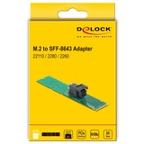 DeLOCK Adapter M.2 Key M naar SFF-8643 NVMe 22110/2280/2260 interface kaart 