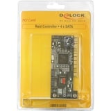 DeLOCK Controller SATA, 4 port with Raid 70154, Lite retail