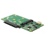 DeLOCK Converter SuperSpeed USB 10 Gbps (USB 3.1 Gen 2) met USB Type-C female > 1 x SATA / 1 x M.2 Key B / 1 x mSATA 