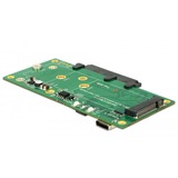 DeLOCK Converter SuperSpeed USB 10 Gbps (USB 3.1 Gen 2) met USB Type-C female > 1 x SATA / 1 x M.2 Key B / 1 x mSATA 