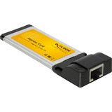 DeLOCK Express Card > 1 x Gigabit LAN netwerkadapter Zwart, 66216