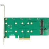 DeLOCK PCI Express Card > 2 x internal M.2 Key B with RAID serial-ata controller 89536
