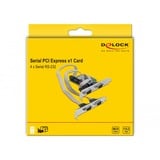 DeLOCK PCI Express Card to 4 x Serial RS-232 interface kaart 