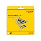 DeLOCK PCI Express Card to 4x Serial RS-232 interface kaart 