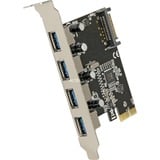 DeLOCK PCI Express Kaart > 4x USB 3.0 usb-controller 89297, Retail