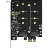 DeLOCK PCI Express x1 Card naar 2x M.2 Key B adapter 