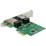 DeLOCK PCIe Express kaart > 2x Gigabit LAN netwerkadapter 