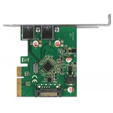 DeLOCK PCIe x4 > 2x externe USB 3.1 Gen 2 A usb-controller 
