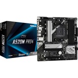 ASRock A520M Pro4, socket AM4 moederbord RAID, Gb-LAN, Sound, µATX