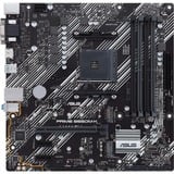 ASUS PRIME B550M-K socket AM4 moederbord Zwart/wit, RAID, Gb-LAN, Sound, µATX