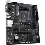 GIGABYTE A520M S2H socket AM4 moederbord Zwart/grijs, RAID, Gb-LAN, Sound, µATX