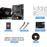 MSI A520M-A PRO socket AM4 moederbord Zwart/grijs, RAID, Gb-LAN, Sound, µATX