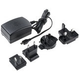 Raspberry Pi Foundation Originele Raspberry 2,5A adapter voedingseenheid Zwart