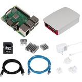 Raspberry Pi Foundation Pi 3 model B+ Starter Kit mini-pc Wit | Cortex-A53 | VideoCore IV | 1 GB