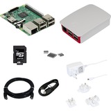 Raspberry Pi Foundation Raspberry Pi 3 Starter Kit Set2 mini-pc Wit | Cortex-A53 | VideoCore IV | 1 GB