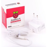 Raspberry Pi Foundation White Raspberry Pi 5.1V/3A PSU voedingseenheid Wit, Bulk
