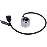 Alphacool Aurora HardTube LED Ring 16mm Chrome - RGB ledstrip Chroom