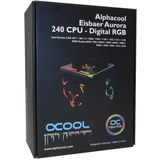Alphacool Eisbaer Aurora 240 CPU - Digital RGB waterkoeling Zwart