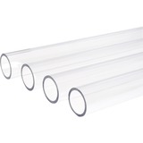 Alphacool Eisrohr 16/13mm PETG HardTube 80cm buis Transparant, 4 stuks