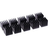 Alphacool GPU RAM Aluminium Heatsinks 15x15mm chipsetkoeler Zwart, 10 stuks