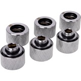 Alphacool HT 16mm HardTube compression fitting G1/4" - sixpack verbinding Chroom
