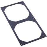 Alphacool Radiator 400 mm Beschermkap 2x180/200 mm - Black frontje Zwart