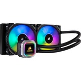 Corsair Hydro Series H100i RGB PLATINUM waterkoeling Zwart, PWM aansluiting