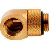 Corsair Hydro X Series 90° Rotary Adapter verbinding Goud, 2 stuks