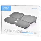 DeepCool MULTI CORE X6 laptopkoeler Zwart, 2x USB 2.0